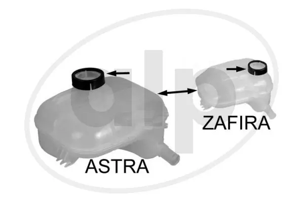 alp kiegyenlítőtartály, hűtőfolyadék - ALP-001628 - TothCarparts