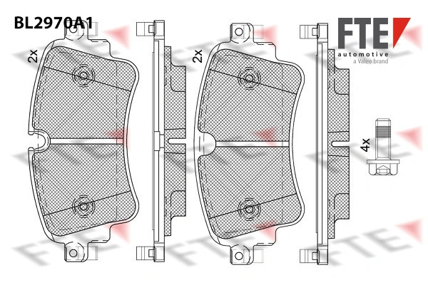 FTE fékbetétkészlet, tárcsafék - 9011214 - TothCarparts