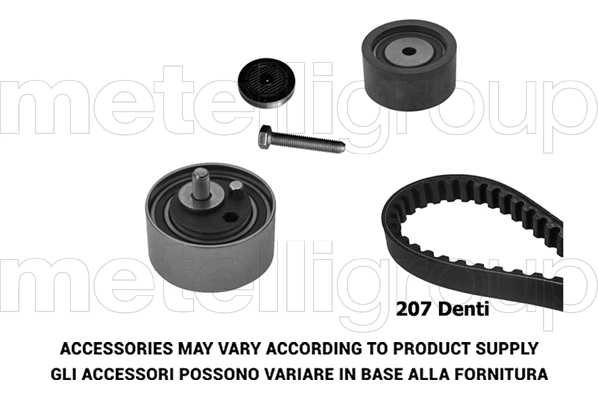 METELLI Fogasszíjkészlet - 29-0171 - TothCarparts
