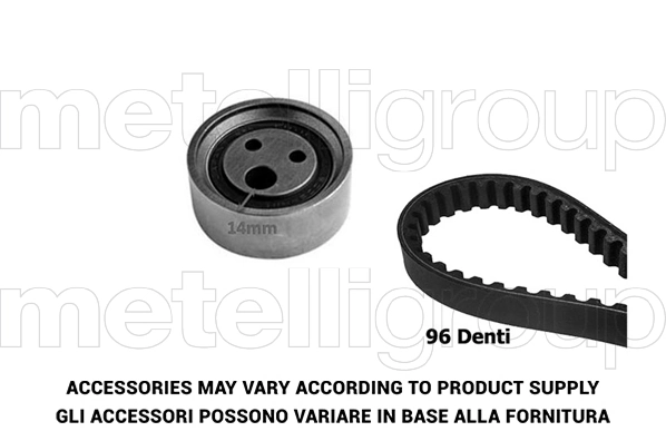 KWP Fogasszíjkészlet - TW086 - TothCarparts