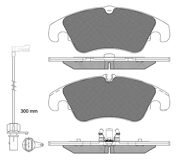BSF fékbetétkészlet, tárcsafék - 20319 - TothCarparts
