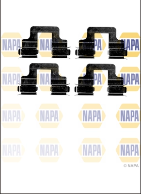 NAPA tartozékkészlet, tárcsafékbetét - NFK1007 - TothCarparts