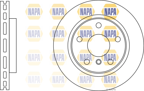 NAPA féktárcsa - NBD5567 - TothCarparts