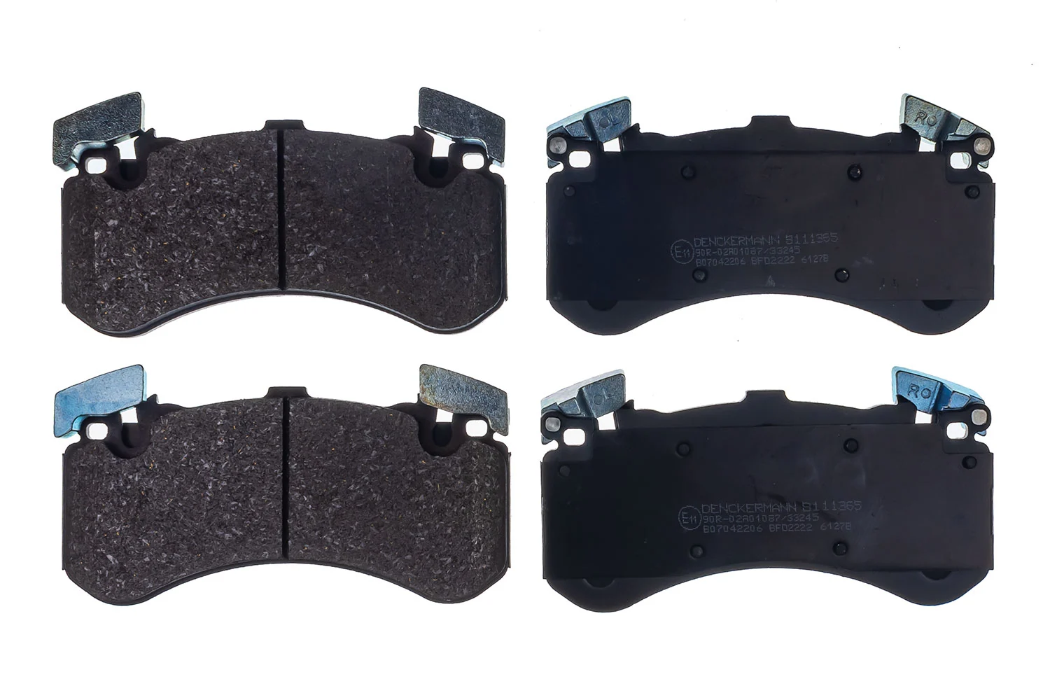 DENCKERMANN fékbetétkészlet, tárcsafék - B111365 - TothCarparts