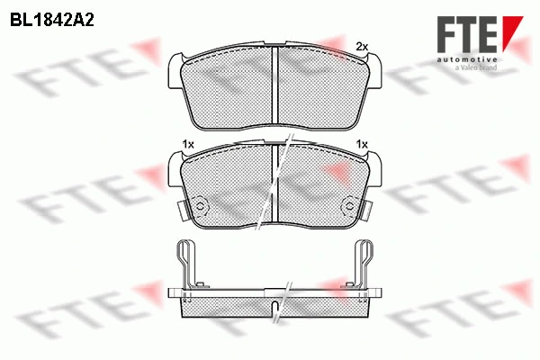 FTE fékbetétkészlet, tárcsafék - 9010420 - TothCarparts