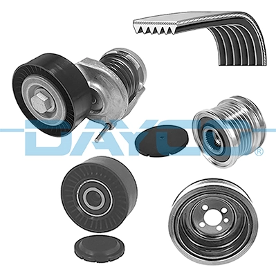 DAYCO hosszbordás szíj készlet - KPV575 - TothCarparts