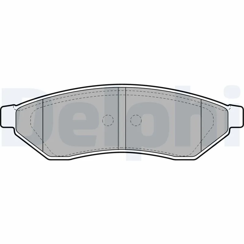 DELPHI fékbetétkészlet, tárcsafék - LP1946-18B1 - TothCarparts
