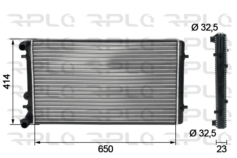 RPL QUALITY hűtő, motorhűtés - APRAVW5007 - TothCarparts
