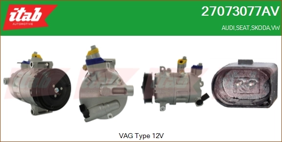 ITAB AUTOMOTIVE kompresszor, klíma - 27073077AV - TothCarparts