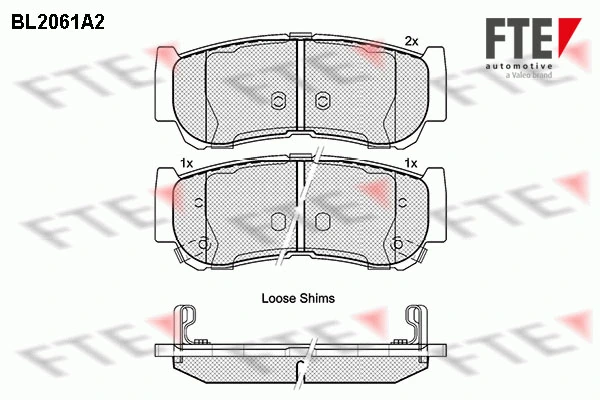 FTE fékbetétkészlet, tárcsafék - 9010644 - TothCarparts