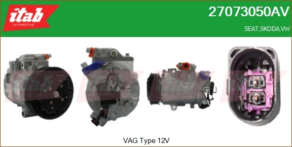 ITAB AUTOMOTIVE kompresszor, klíma - 27073050AV - TothCarparts
