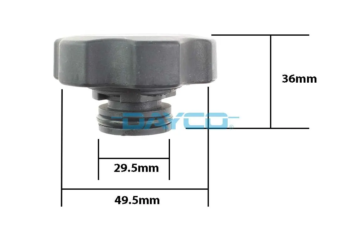 DAYCO-AU Zárófedél, hűtőfolyadék-tartály - DRC044 - TothCarparts