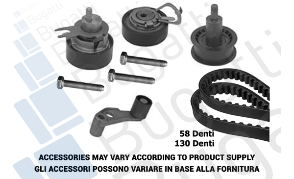 BUGATTI Fogasszíjkészlet - BKCD0289 - TothCarparts