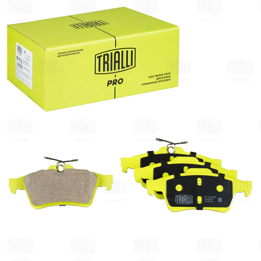 TRIALLI fékbetétkészlet, tárcsafék - PF 1072CR - TothCarparts