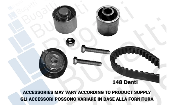 BUGATTI Fogasszíjkészlet - BKCD0220 - TothCarparts