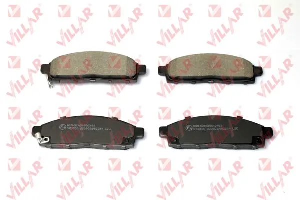 VILLAR fékbetétkészlet, tárcsafék - 626.2284 - TothCarparts