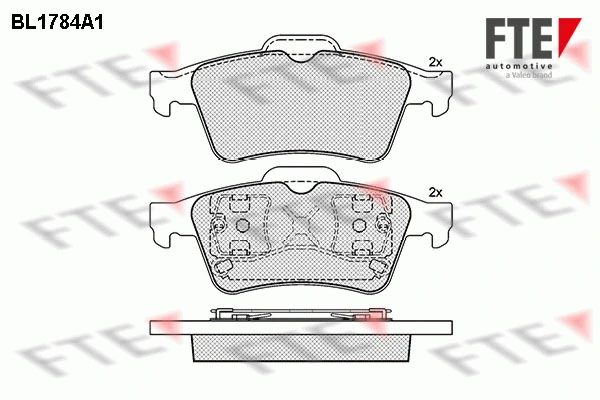 FTE fékbetétkészlet, tárcsafék - 9010354 - TothCarparts