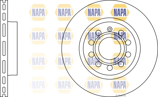 NAPA féktárcsa - NBD5339 - TothCarparts