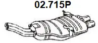 NOVAK hátsó hangtompító - 02.715P - TothCarparts