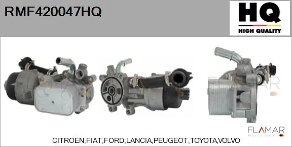 FLAMAR Olajhűtő, motorolaj - RMF420047HQ - TothCarparts