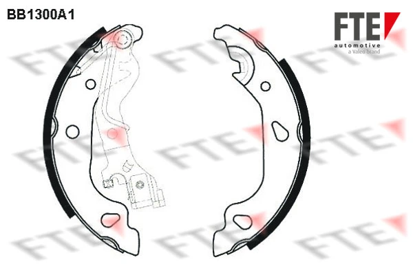 FTE fékpofakészlet - 9100070 - TothCarparts