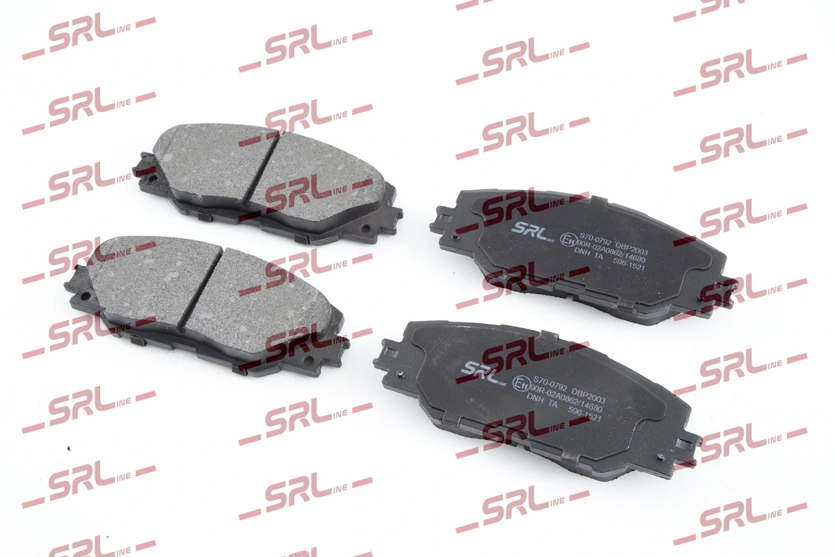 SRLine fékbetétkészlet, tárcsafék - S70-0792 - TothCarparts