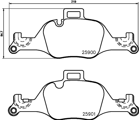 HELLA PAGID fékbetétkészlet, tárcsafék - 8DB 355 036-531 - TothCarparts