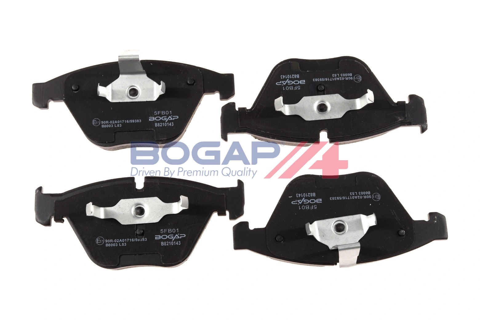 BOGAP fékbetétkészlet, tárcsafék - B8210143 - TothCarparts