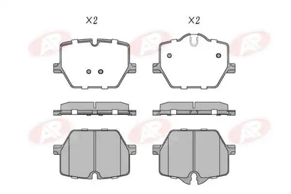 AP-SA fékbetétkészlet, tárcsafék - 5AP5463 - TothCarparts