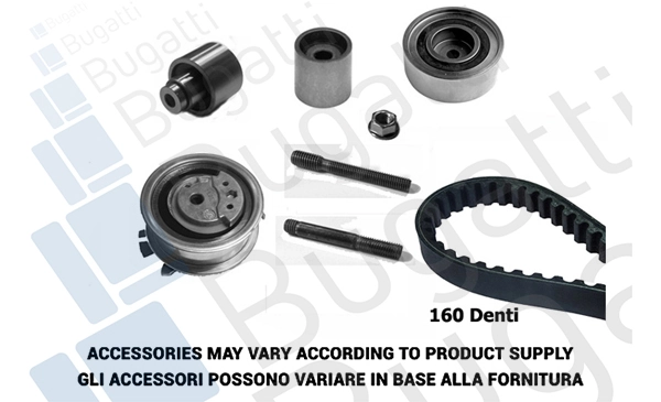 BUGATTI Fogasszíjkészlet - BKCD0329 - TothCarparts