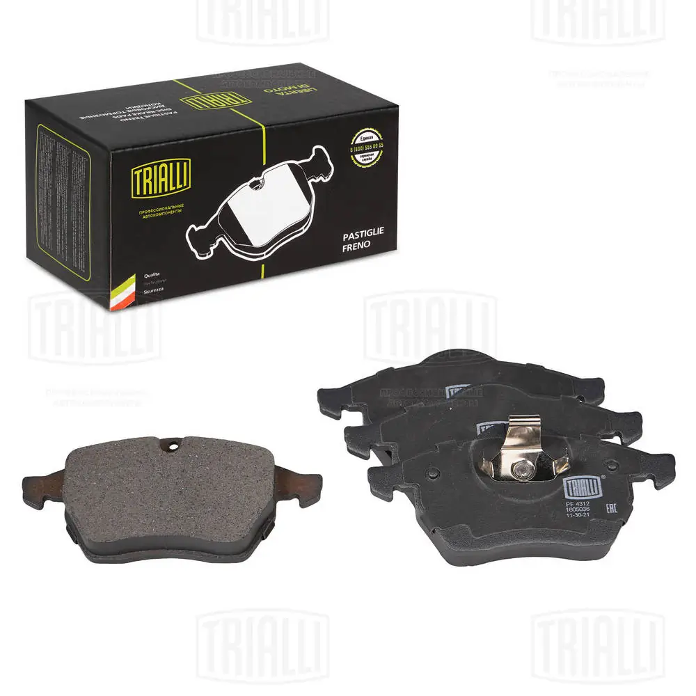 TRIALLI fékbetétkészlet, tárcsafék - PF 4312 - TothCarparts