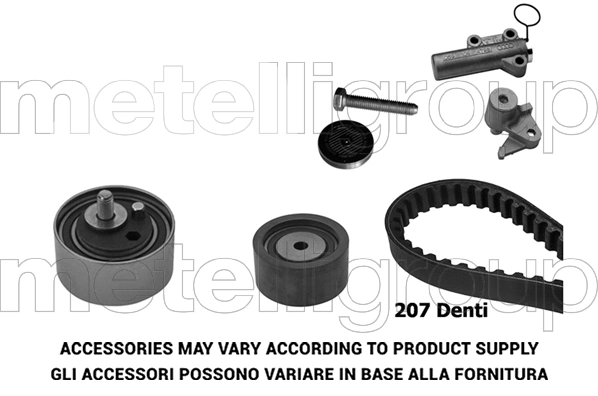 METELLI Fogasszíjkészlet - 29-0173 - TothCarparts