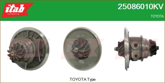 ITAB AUTOMOTIVE Törzscsoport, turbótöltő - 25086010KV - TothCarparts