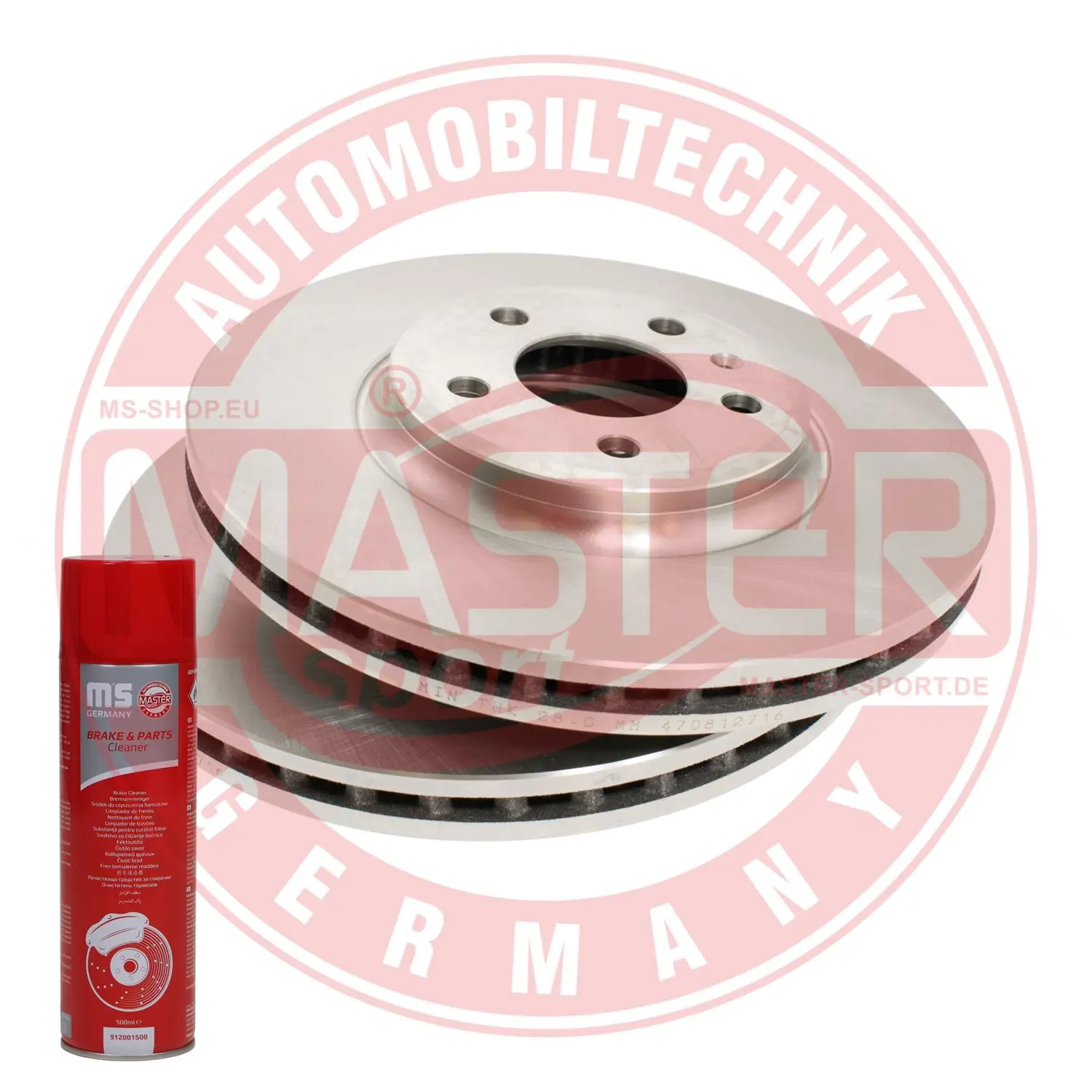 MASTER-SPORT GERMANY féktárcsa - 24013001091-SET-MSP - TothCarparts