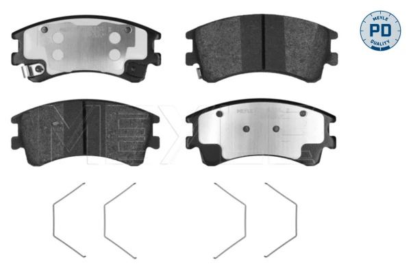 MEYLE fékbetétkészlet, tárcsafék - 025 240 4618/PD - TothCarparts