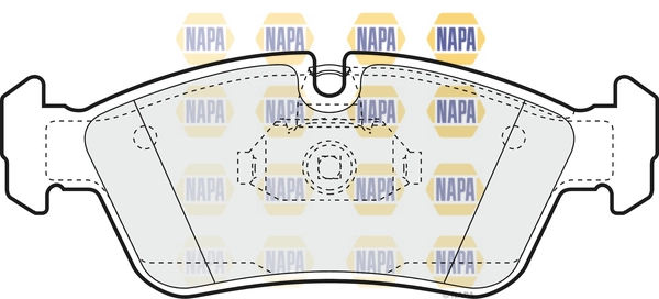 NAPA fékbetétkészlet, tárcsafék - NBP1221 - TothCarparts