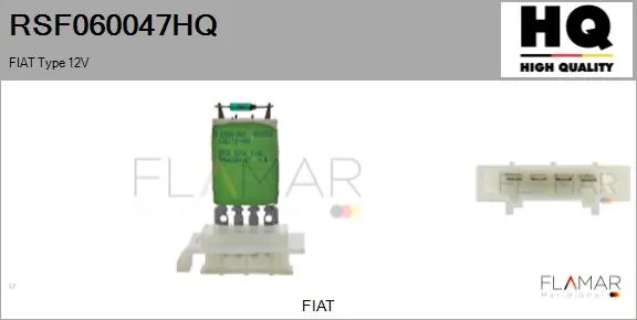 FLAMAR ellenállás, belső tér szellőzés - RSF060047HQ - TothCarparts