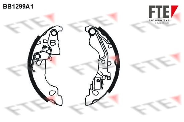 FTE fékpofakészlet - 9100069 - TothCarparts