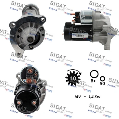 SIDAT önindító - S12VA0433 - TothCarparts