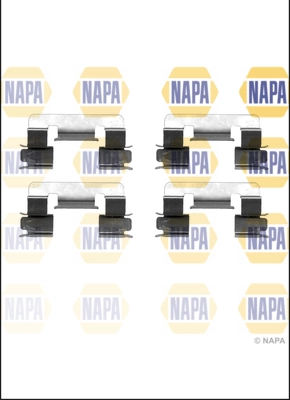 NAPA tartozékkészlet, tárcsafékbetét - NFK1386 - TothCarparts
