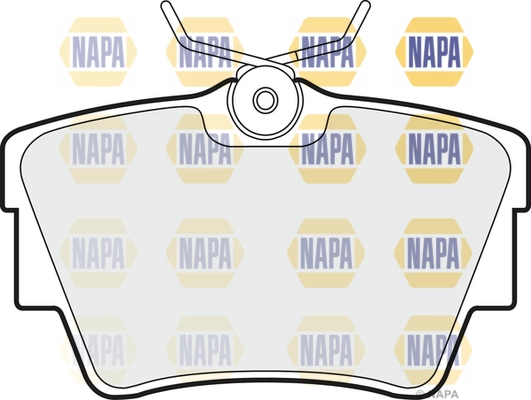 NAPA fékbetétkészlet, tárcsafék - NBP1394 - TothCarparts