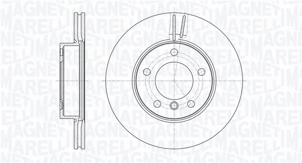 MAGNETI MARELLI féktárcsa - 361302040685 - TothCarparts
