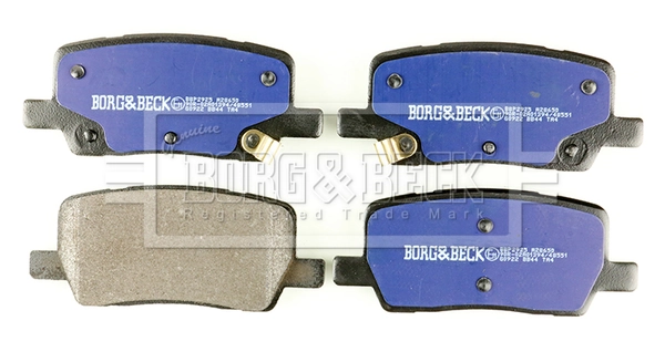BORG & BECK fékbetétkészlet, tárcsafék - BBP2925 - TothCarparts