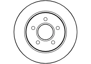 ABTEX féktárcsa - BD1245S - TothCarparts