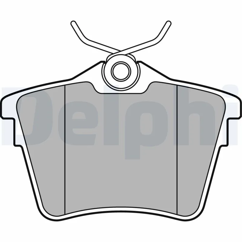 DELPHI fékbetétkészlet, tárcsafék - LP1892-18B1 - TothCarparts