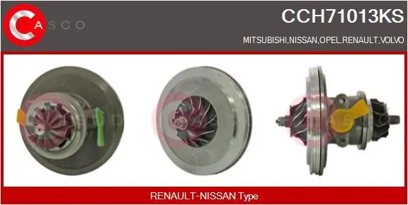 CASCO Törzscsoport, turbótöltő - CCH71013KS - TothCarparts