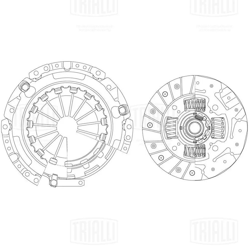 TRIALLI kuplungkészlet - FR 1902 - TothCarparts