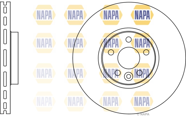 NAPA féktárcsa - NBD5115 - TothCarparts