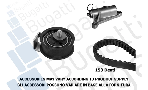 BUGATTI Fogasszíjkészlet - BKCD0725 - TothCarparts