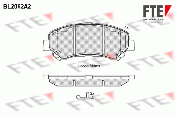 FTE fékbetétkészlet, tárcsafék - 9010645 - TothCarparts